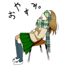 mafflers with girls sticker #3060085