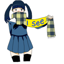 mafflers with girls sticker #3060086