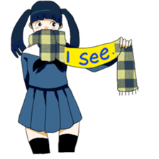 mafflers with girls sticker #3060086