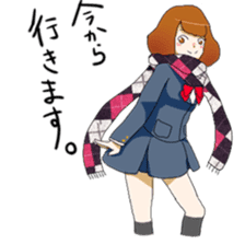 mafflers with girls sticker #3060087