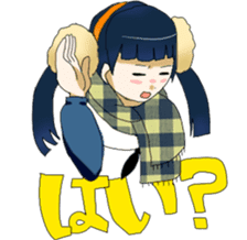 mafflers with girls sticker #3060090