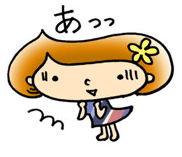 kuriko of the marron hair sticker #3060386