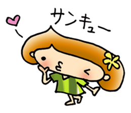 kuriko of the marron hair sticker #3060388