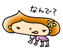 kuriko of the marron hair sticker #3060391
