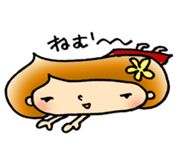 kuriko of the marron hair sticker #3060398