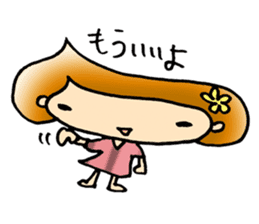 kuriko of the marron hair sticker #3060403