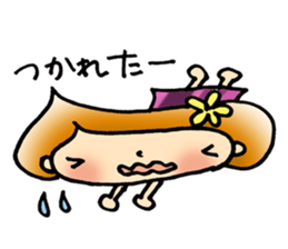 kuriko of the marron hair sticker #3060414