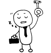 The husband who works sticker #3060871