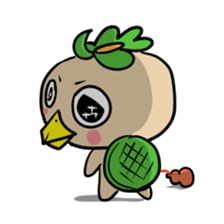 The Shy Kappa with a gourd of magic sticker #3061204