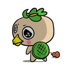 The Shy Kappa with a gourd of magic sticker #3061204