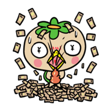 The Shy Kappa with a gourd of magic sticker #3061214