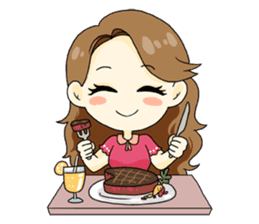 Luxurious working girl Stephanie sticker #3061340