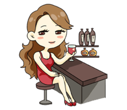 Luxurious working girl Stephanie sticker #3061341