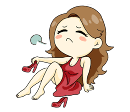 Luxurious working girl Stephanie sticker #3061343