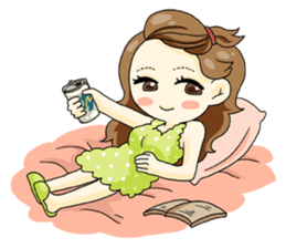 Luxurious working girl Stephanie sticker #3061350