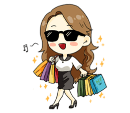 Luxurious working girl Stephanie sticker #3061355