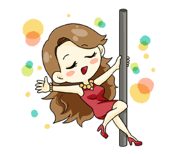 Luxurious working girl Stephanie sticker #3061365