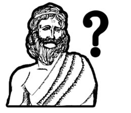 It is written HONKI and read as MAZI sticker #3061582