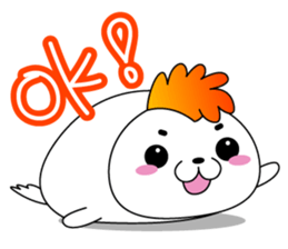 Mohican head seal sticker #3061699