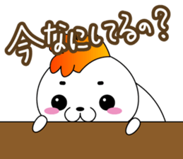 Mohican head seal sticker #3061708