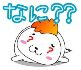 Mohican head seal sticker #3061715