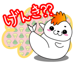 Mohican head seal sticker #3061720