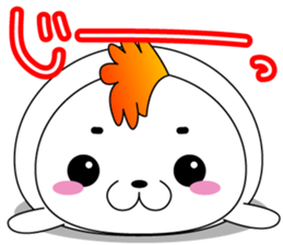 Mohican head seal sticker #3061732