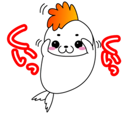 Mohican head seal sticker #3061733