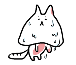 Rice cake dog sticker #3061802