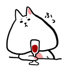 Rice cake dog sticker #3061812