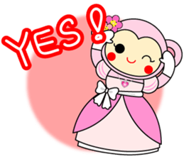 Crab Baron and Monkey Princess sticker #3062219