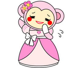 Crab Baron and Monkey Princess sticker #3062243