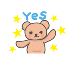 Earnest bear sticker #3062391