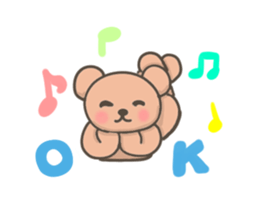 Earnest bear sticker #3062393