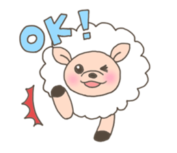 The free sheep'Merci' sticker #3062595