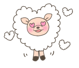 The free sheep'Merci' sticker #3062596