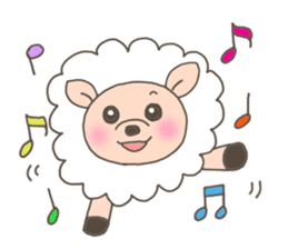 The free sheep'Merci' sticker #3062599