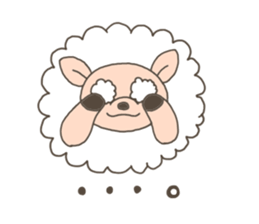 The free sheep'Merci' sticker #3062603