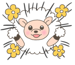 The free sheep'Merci' sticker #3062604