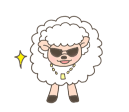 The free sheep'Merci' sticker #3062606