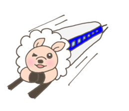 The free sheep'Merci' sticker #3062609