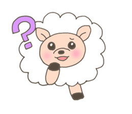 The free sheep'Merci' sticker #3062619