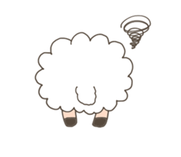 The free sheep'Merci' sticker #3062620