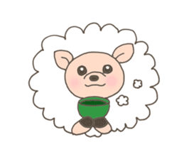 The free sheep'Merci' sticker #3062624