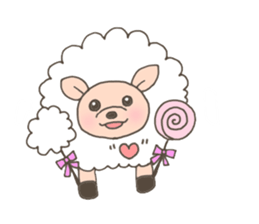 The free sheep'Merci' sticker #3062625