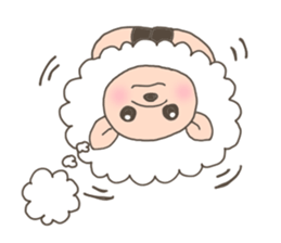 The free sheep'Merci' sticker #3062629