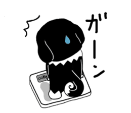 Kuro's daily life 2 sticker #3062680
