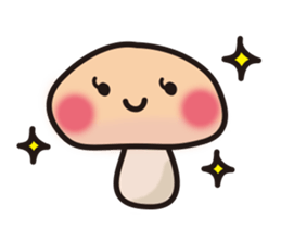 Lovely mushrooms sticker #3062955