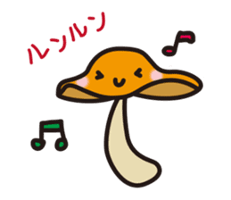 Lovely mushrooms sticker #3062963