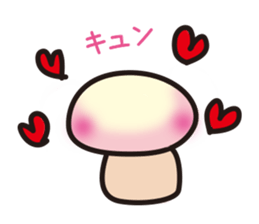 Lovely mushrooms sticker #3062977